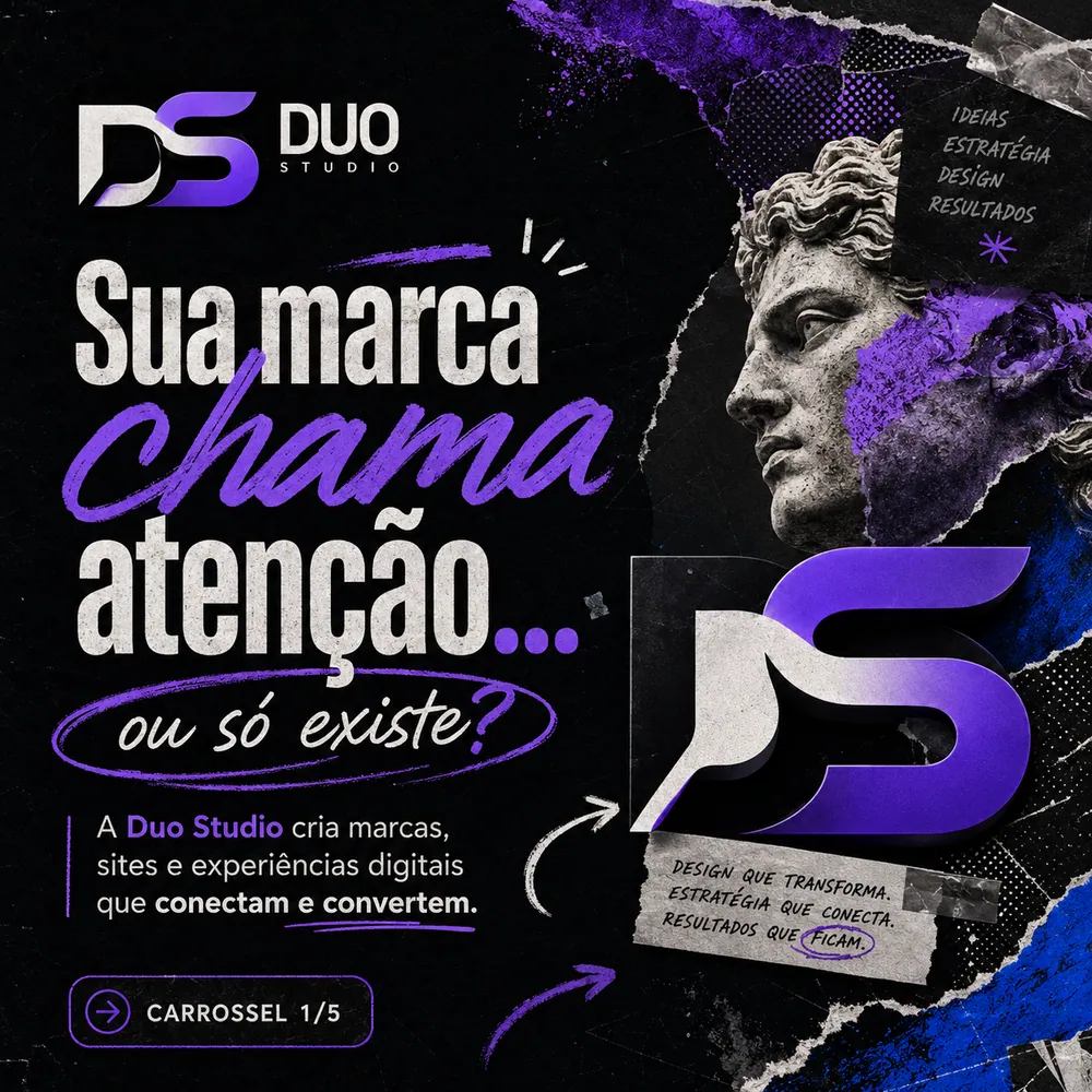 Arte da Duo Studio — Sua marca chama atenção... ou só existe?