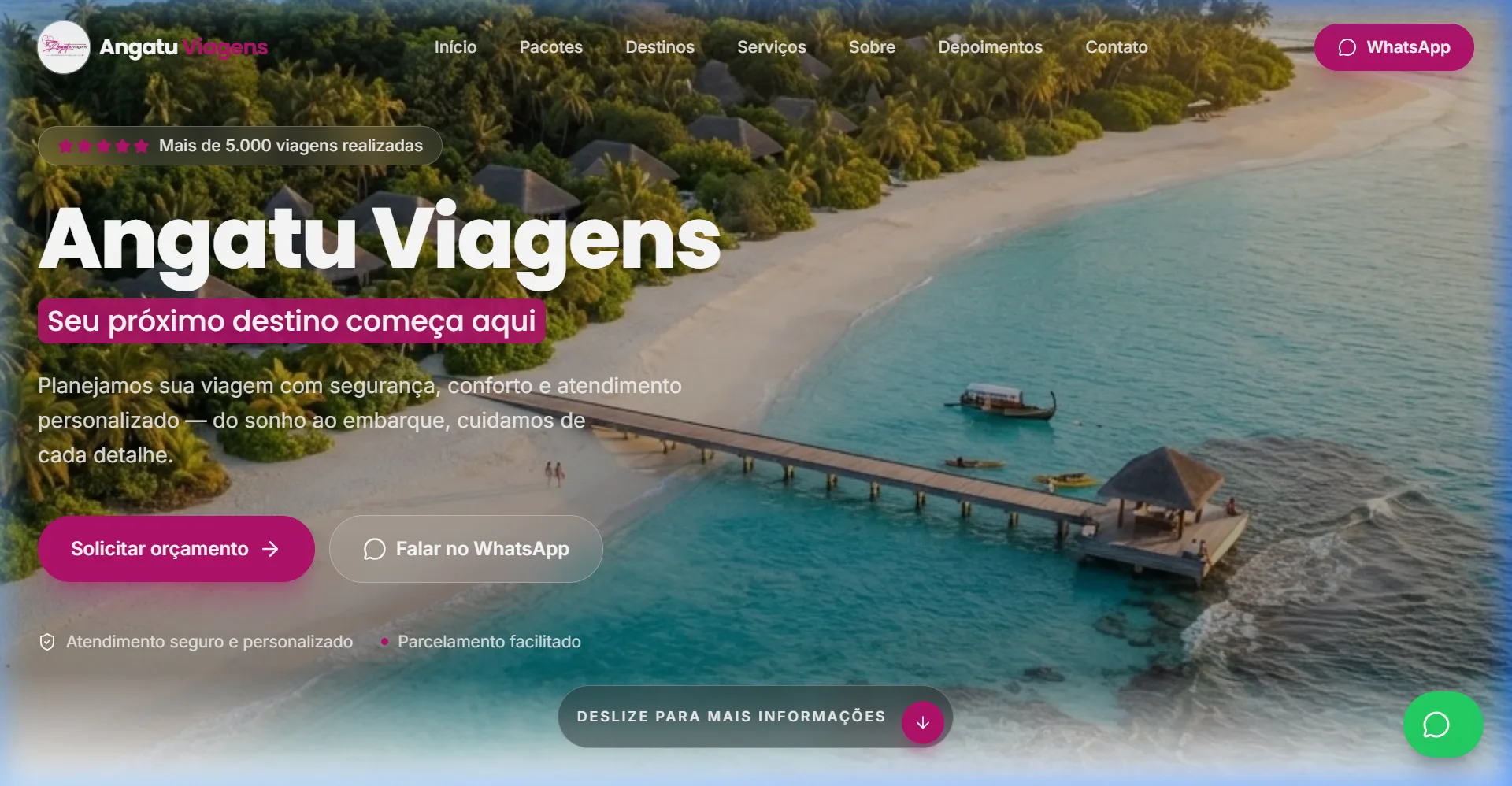 Angatu Viagens - Turismo de Luxo