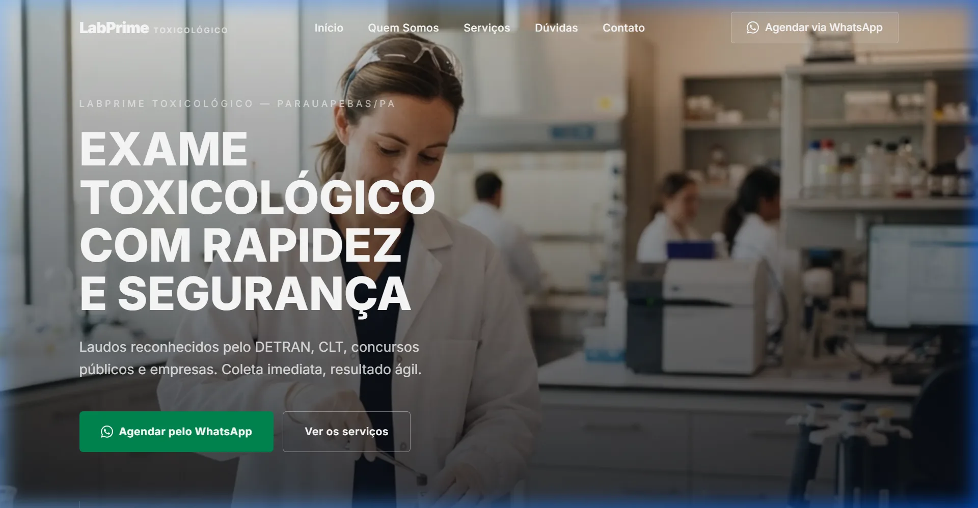 LabPrime Toxicológico - Laboratório